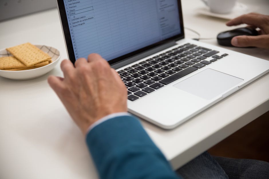Human reviewer checking invoice data